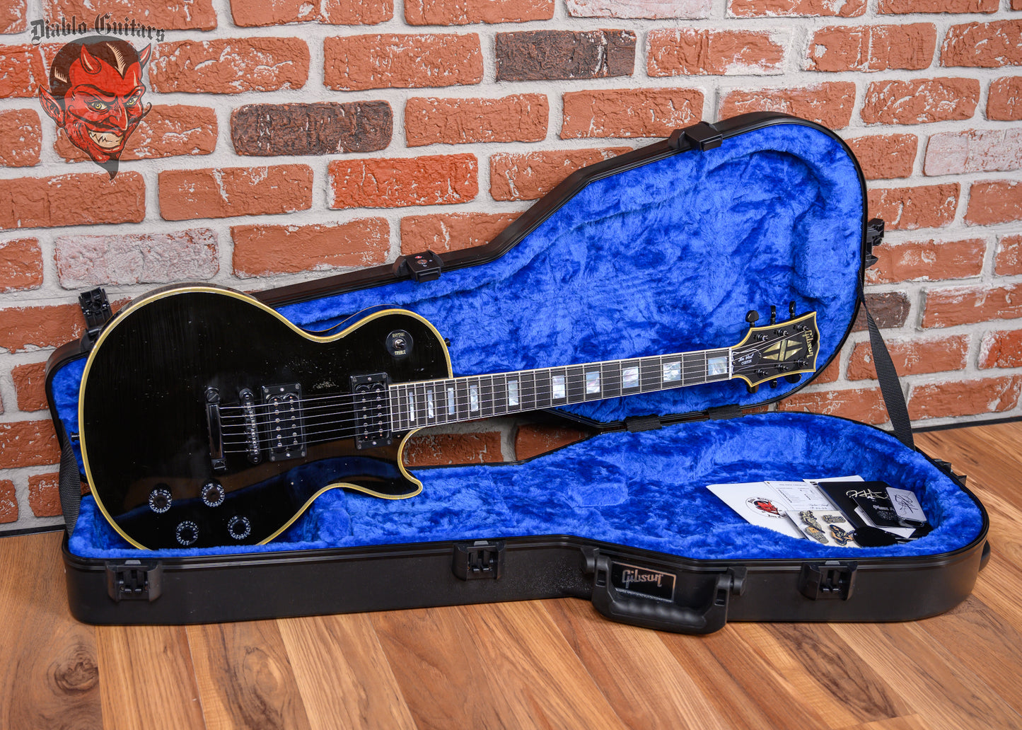 Gibson Custom Shop Kirk Hammett 1989 Les Paul Custom Murphy Lab Aged Ebony 2023 w/OHSC