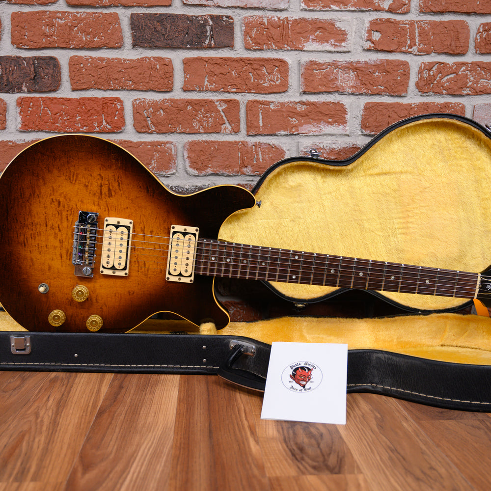 Gibson Spirit Figured Maple Top Sunburst 1983 w/Hard Shell Case