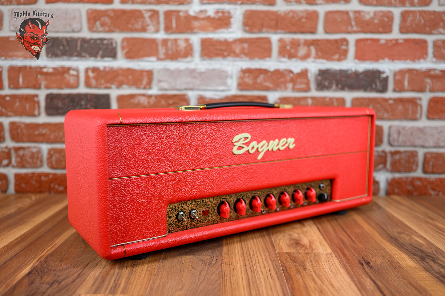 Bogner Helios Eclipse 3-Channel 100-Watt Guitar Head Red