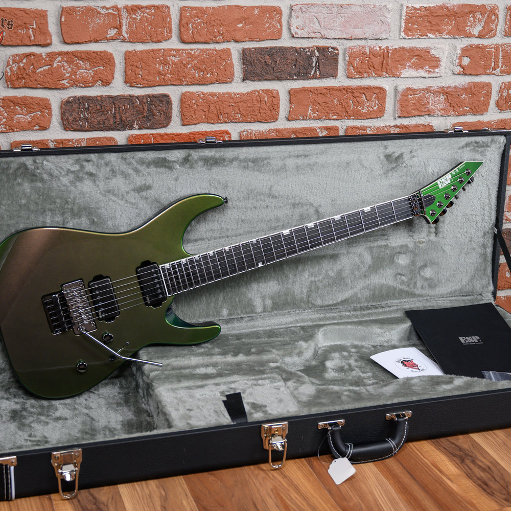 ESP M-II Custom CTM Maziora Silver Green 2024 w/OHSC