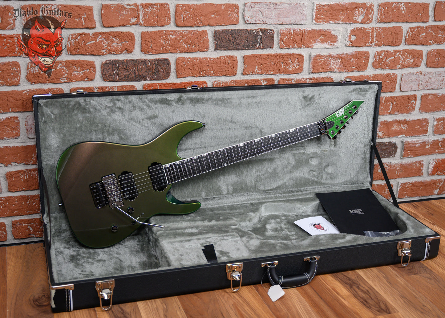ESP M-II Custom CTM Maziora Silver Green 2024 w/OHSC