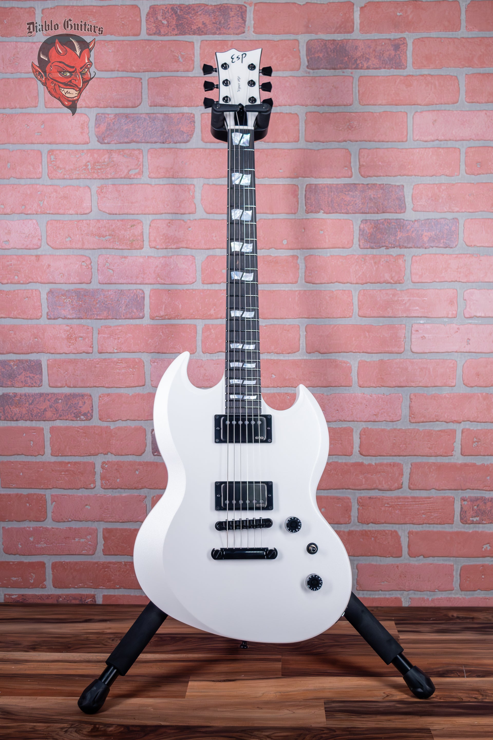 ESP USA Custom Shop Viper Pearl White 2024 w/ OHSC COA