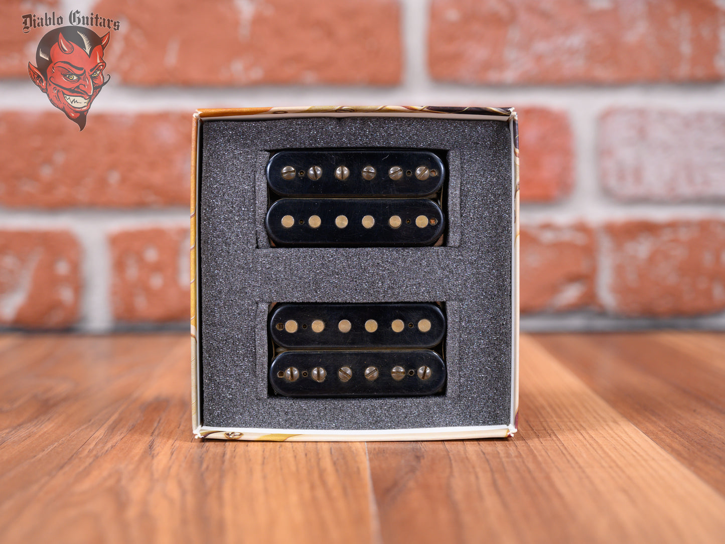 Bare Knuckle PG Blues Humbucker Set Aged Black Aged Nickel Screws 50mm Standard Spacing Alnico 2 Magnets