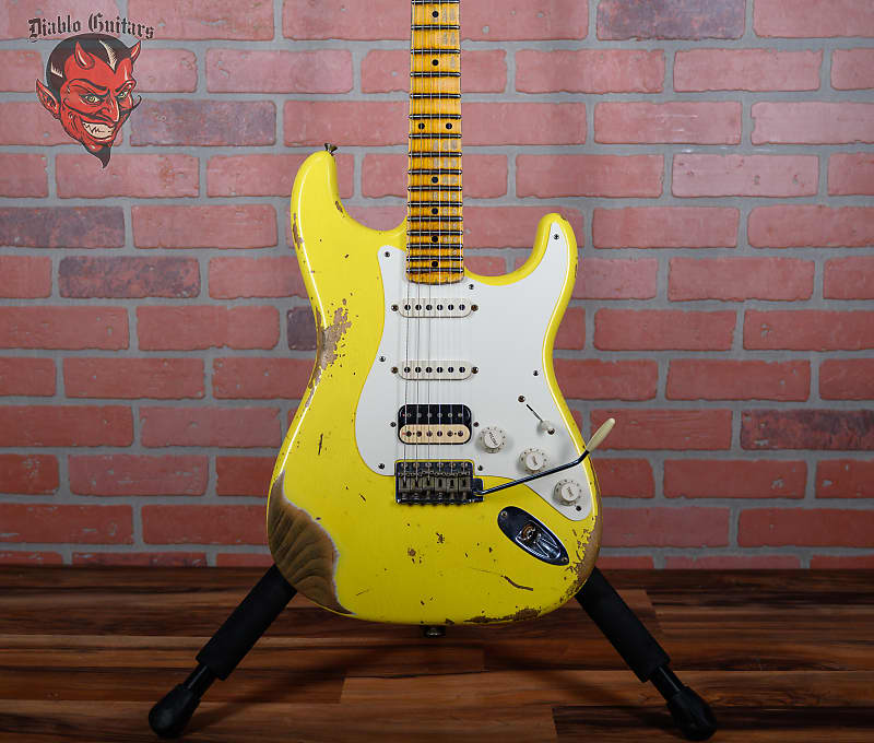 Fender Custom Shop ‘57 Stratocaster Relic Graffiti Yellow 2020 w/OHSC