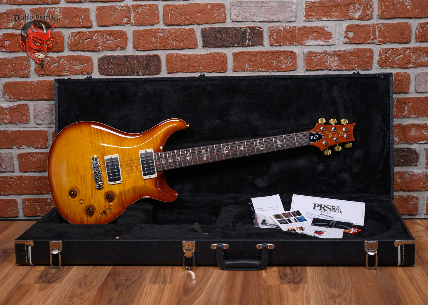 PRS P22 Figured Maple Top Sunburst 2012 w/OHSC