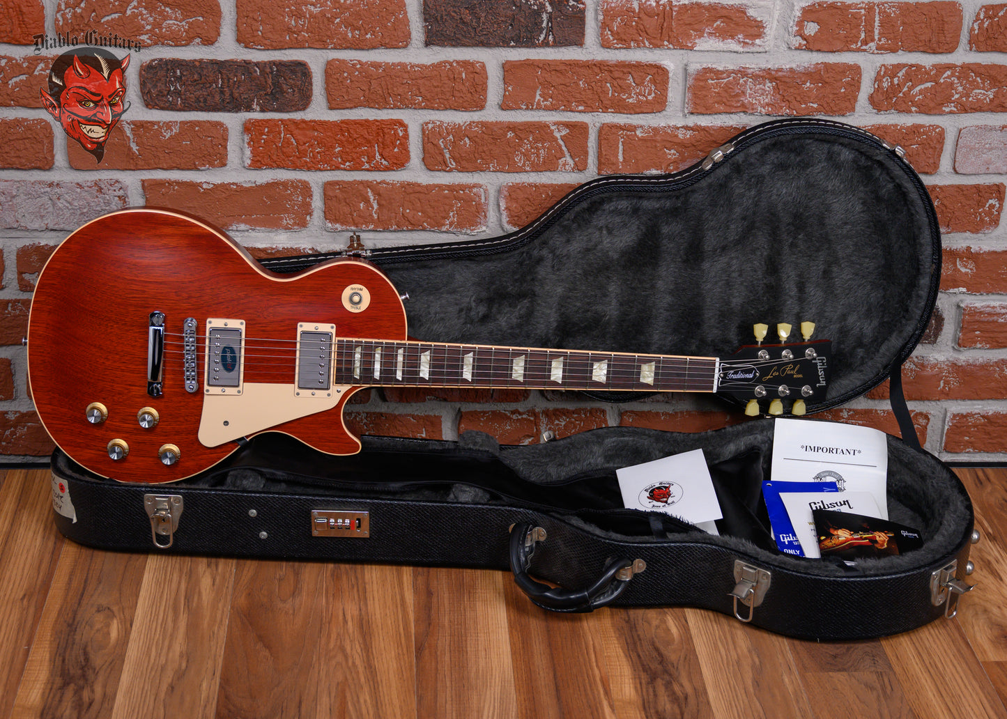 Gibson Les Paul Traditional Mahogany Satin Cherry 2012 w/OHSC