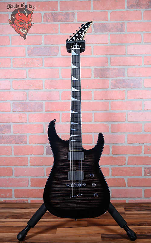 
                      
                        Jackson USA Custom Shop SL2HT FMT Soloist Flame Maple Top Transparent Black Burst 2015 w/OHSC (NOS B-Stock)
                      
                    