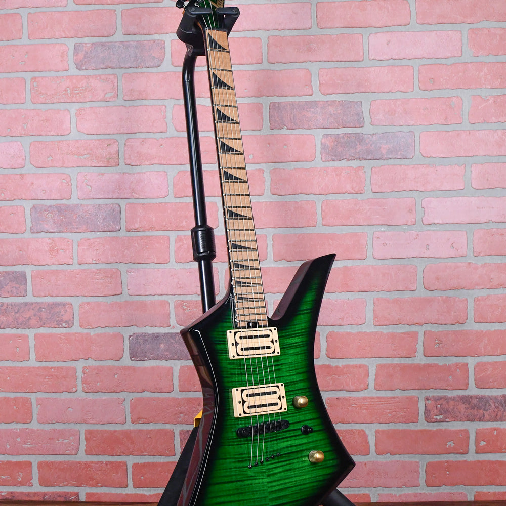 
                      
                        Jackson Usa Custom Shop KE-2H TOM RST Kelly Flame Maple Top Transparent Green Burst 2024 w/OHSC
                      
                    