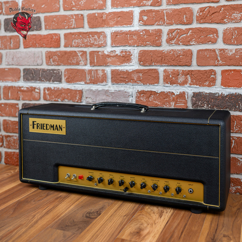 Friedman BE-100 Brown Eye 2-Channel 100-Watt Guitar Amp Head 2014 Black