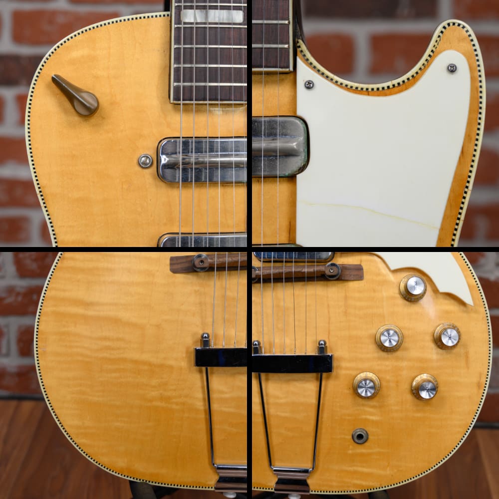 
                      
                        Silvertone Model 57 1445L Blonde Early 1960's w/OHSC
                      
                    