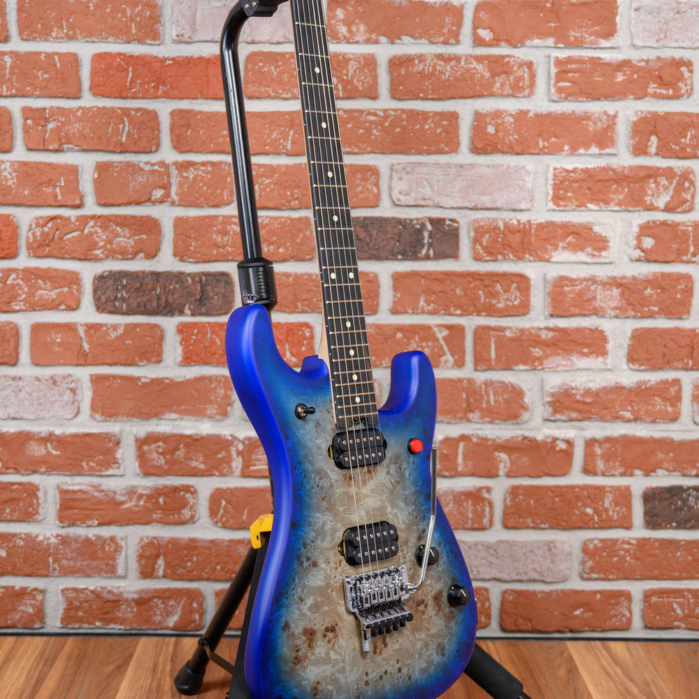 
                      
                        EVH 5150 Deluxe Poplar Burl Aqua Burst 2023 w/Gigbag
                      
                    
