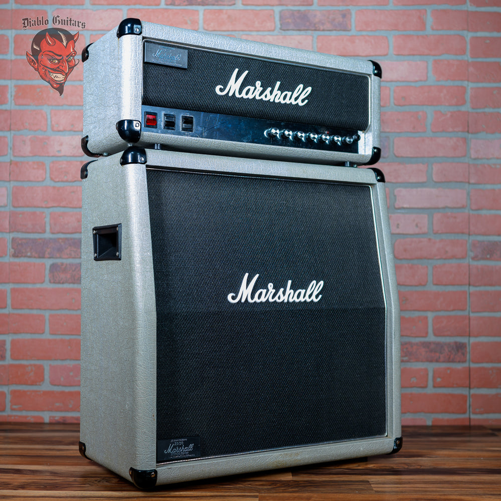 
                      
                        Marshall JCM25/50 2553 Silver Jubilee Head 1987 w/ 2556A 2x12 Slant Cab
                      
                    