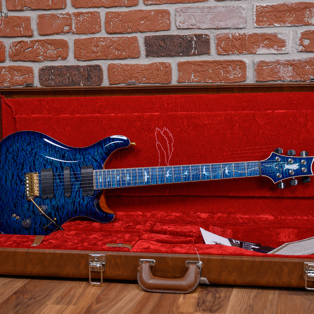PRS Private Stock #10196 509 Quilt Maple Top Aquamarine Smoke Burst 2023 w/OHSC