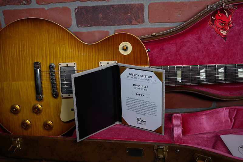 
                      
                        Gibson Custom Shop Les Paul 1959 Reissue Flame Maple Top Murphy Lab Iced Tea Sunburst Relic 2020 w/OHSC (Historic Makeovers Refinish Package)
                      
                    