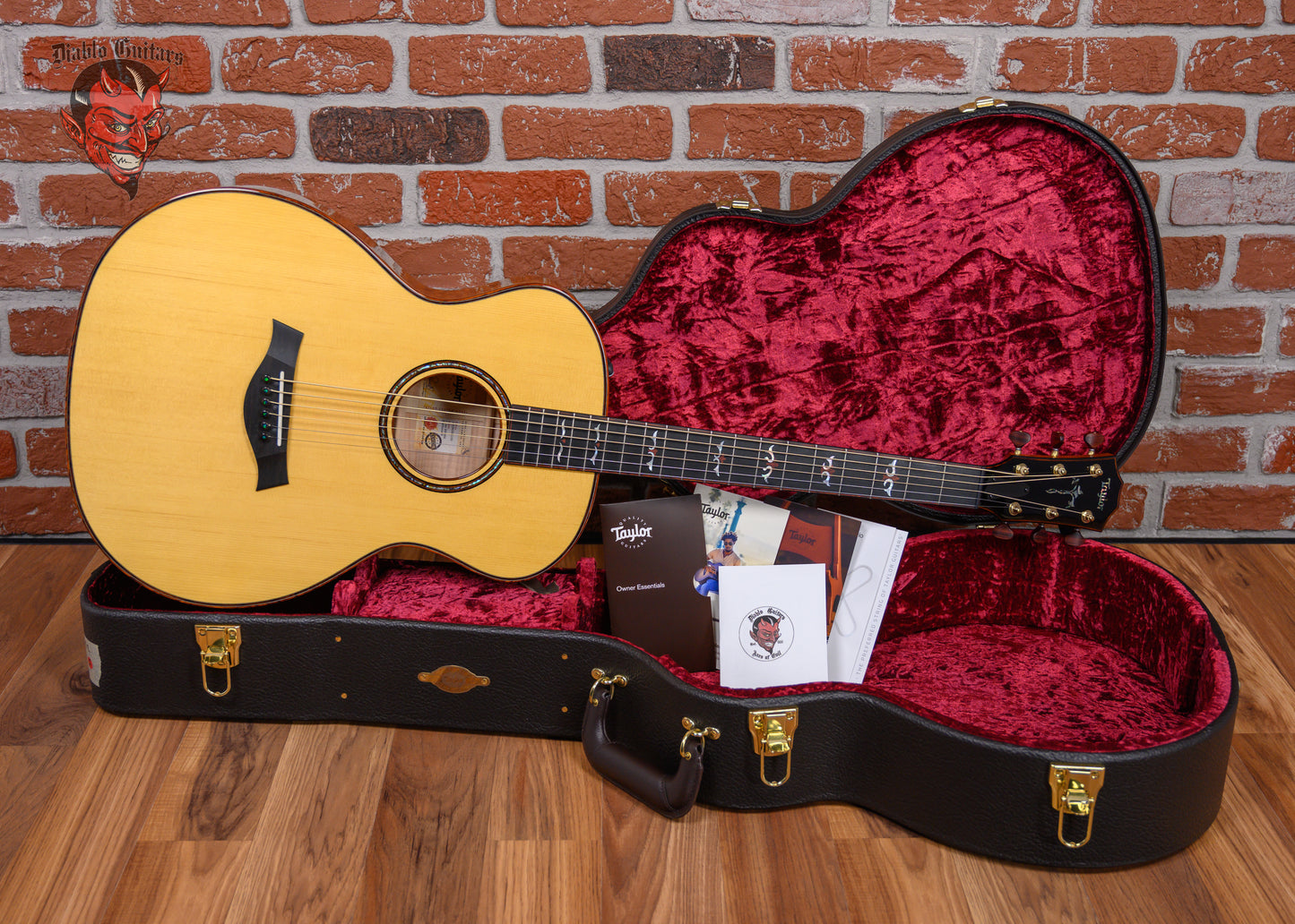 Taylor Custom C14e Baritone 6 "The Catch" #32 NAMM 2025 Grand Auditorium Acoustic Electric Lutz Spruce Top Natural 2025 w/OHSC
