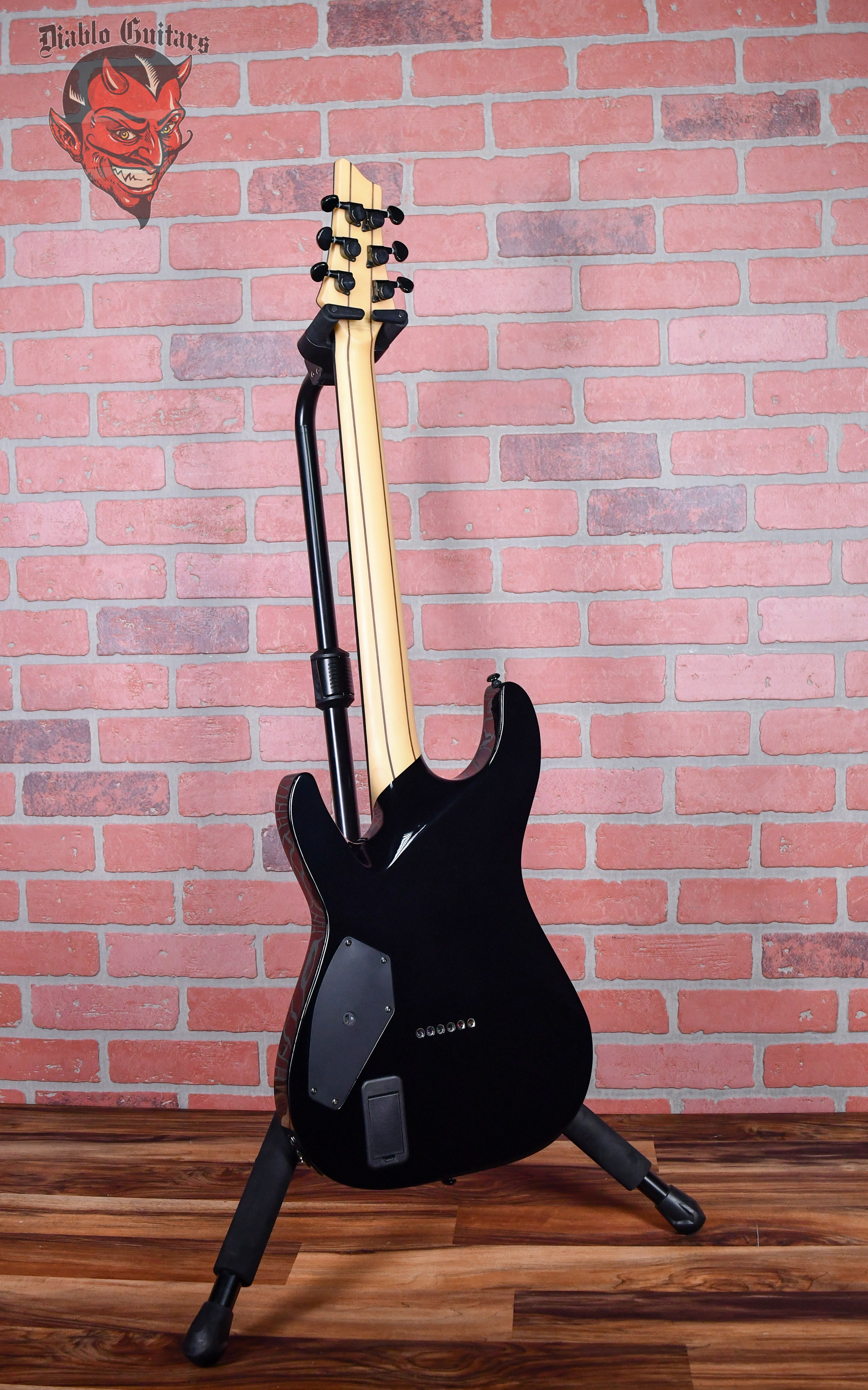 Schecter Jeff Loomis Signature JL-6 Hard Tail Black 2014 w/OHSC (Built For Jeff Loomis)