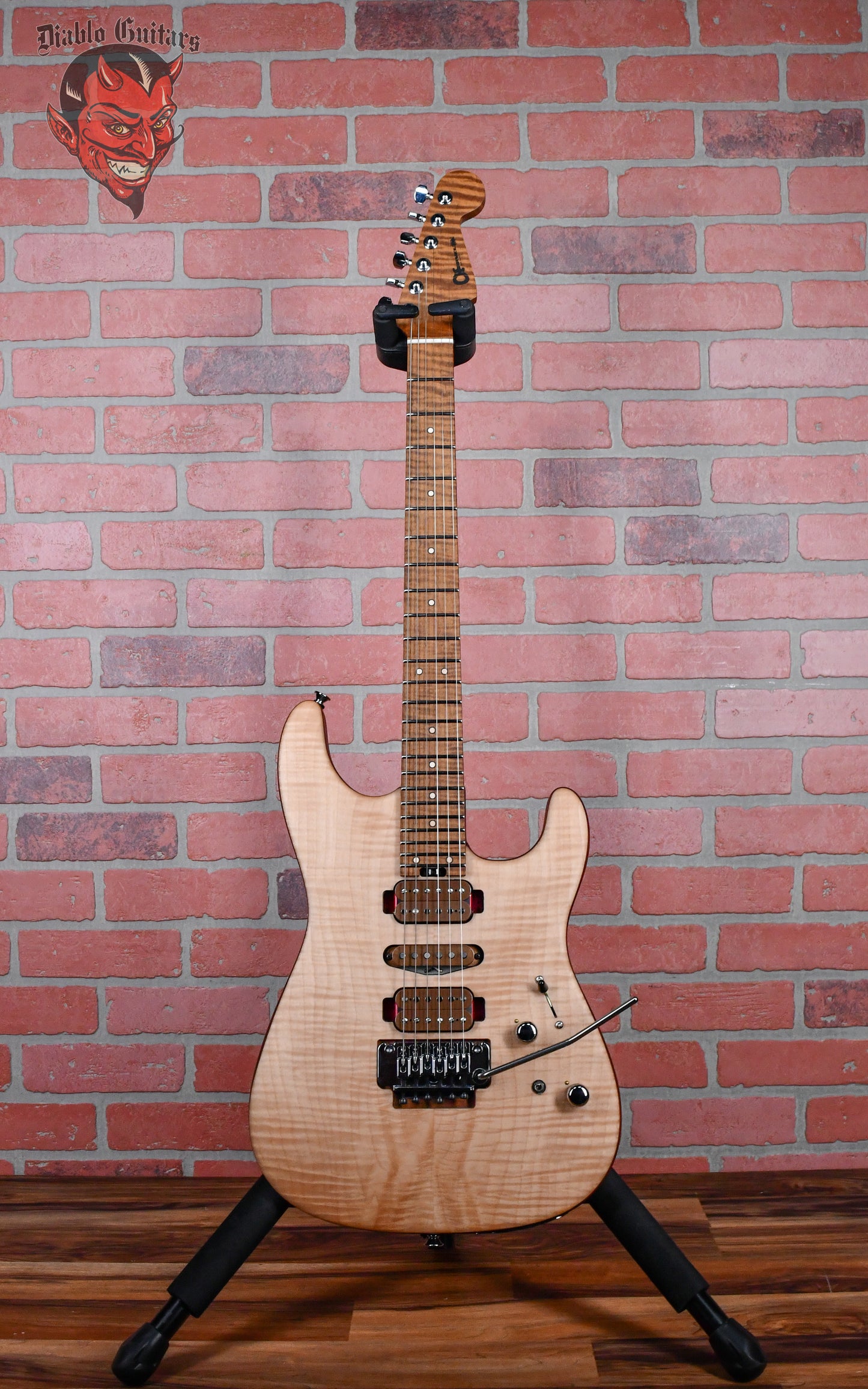 Charvel USA Custom Shop Guthrie Govan USA Signature HSH Natural Flame Maple Top caramelized Flame Maple Neck 2024 w/OHSC