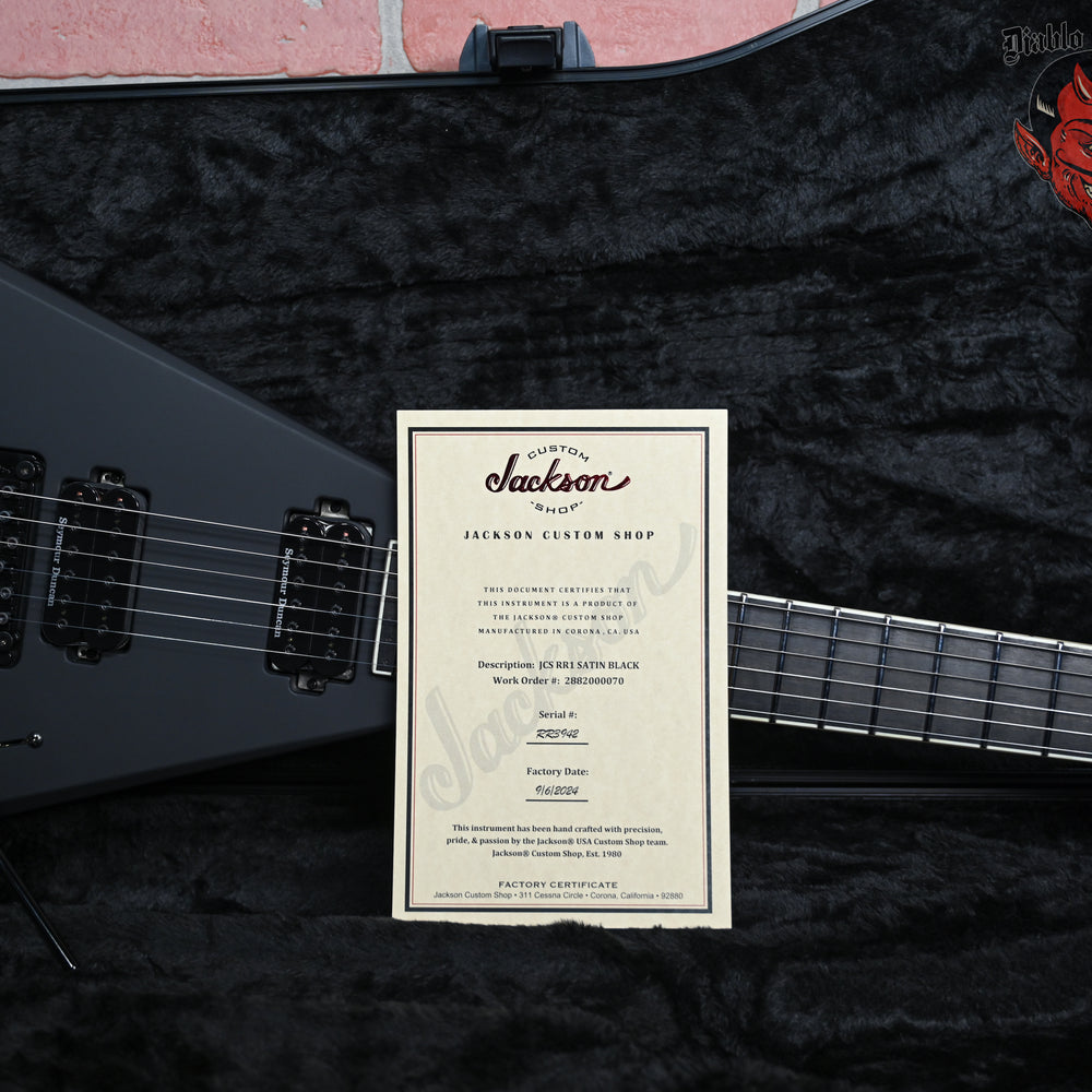 
                      
                        Jackson USA Custom Shop RR1 Rhoads Satin Black 2024 w/OHSC
                      
                    