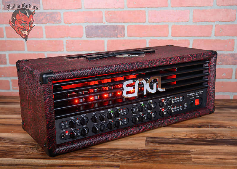 Engl Custom Shop Special Edition Founders Edition E670FE 5-Channel 100-watt all Tube Head with 6L6 Tubes Red Snakeskin