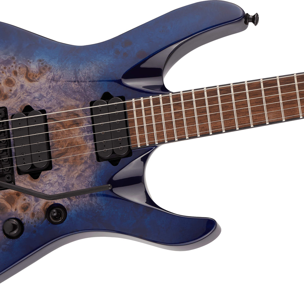 
                      
                        Jackson Pro Series Chris Broderick Signature Soloist 6 Burl Poplar Top Transparent Blue 2022 w/Free Gator Case (B-stock)
                      
                    