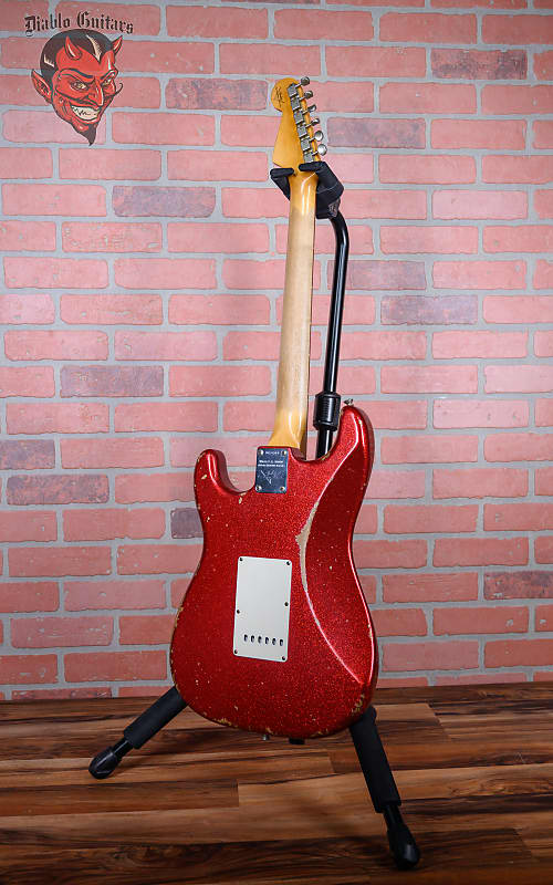 Fender Custom Shop West L.A. Music 40th Anniversary Stratocaster Red Sparkle Relic 2008 w/OHSC