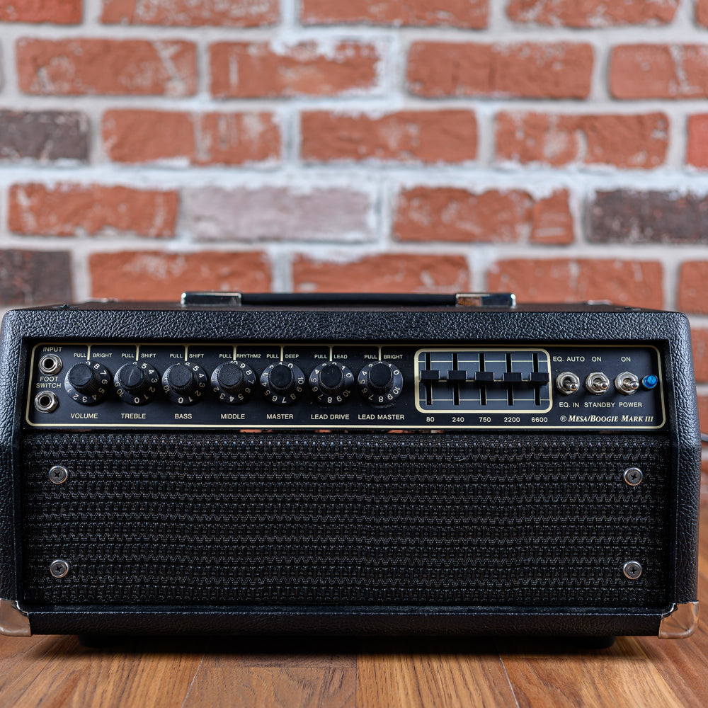 
                      
                        Mesa Boogie Mark III 3-Channel 100-Watt Guitar Amp Head 1987 Red Stripe
                      
                    