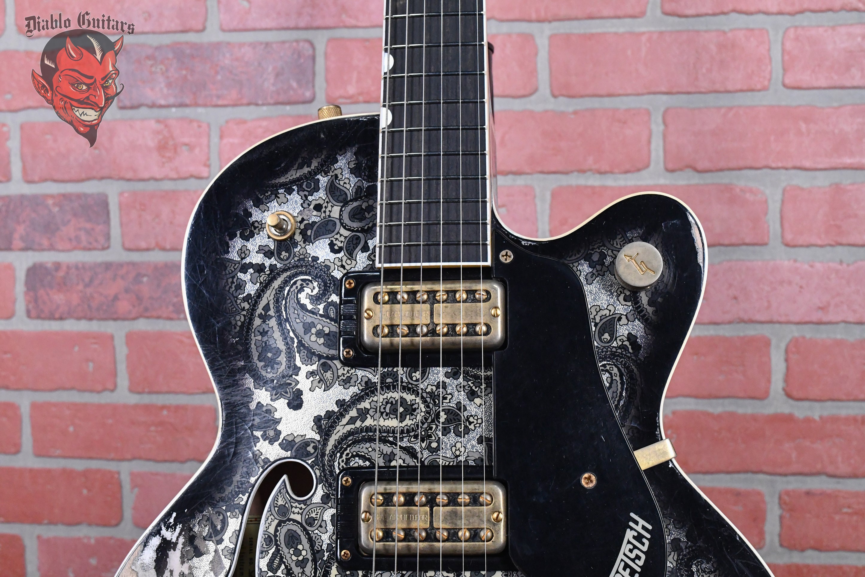 Gretsch USA Custom Shop G6659-CST Master Built By Gonzalo Madrigal Black Paisley Heavy Relic 2024 w/OHSC