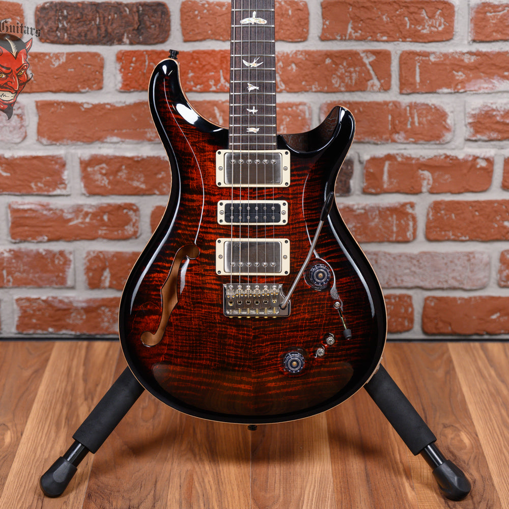 PRS Special Semi-Hollow Flamed Maple Top Black Cherry Burst 2022 w/OHSC