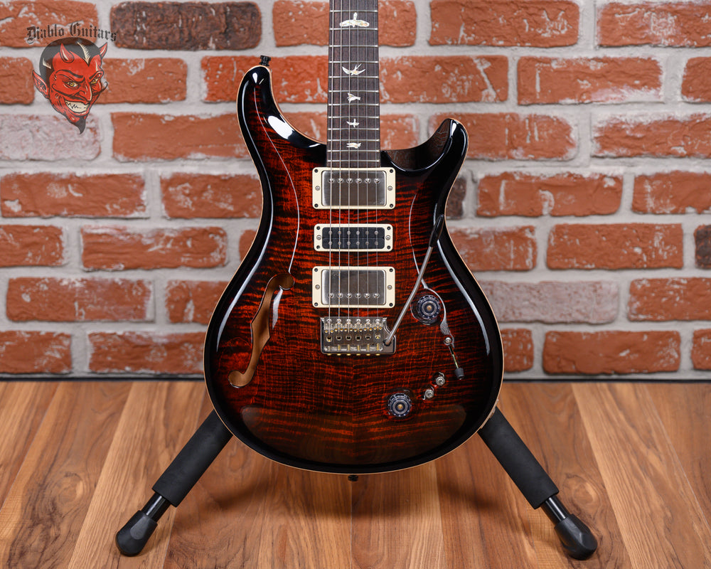 PRS Special Semi-Hollow Flamed Maple Top Black Cherry Burst 2022 w/OHSC