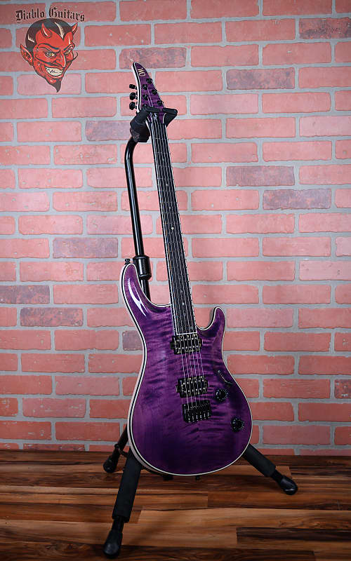 Mayones Regius Core 6 Flame Maple Top Trans Purple 2020 w/OHSC