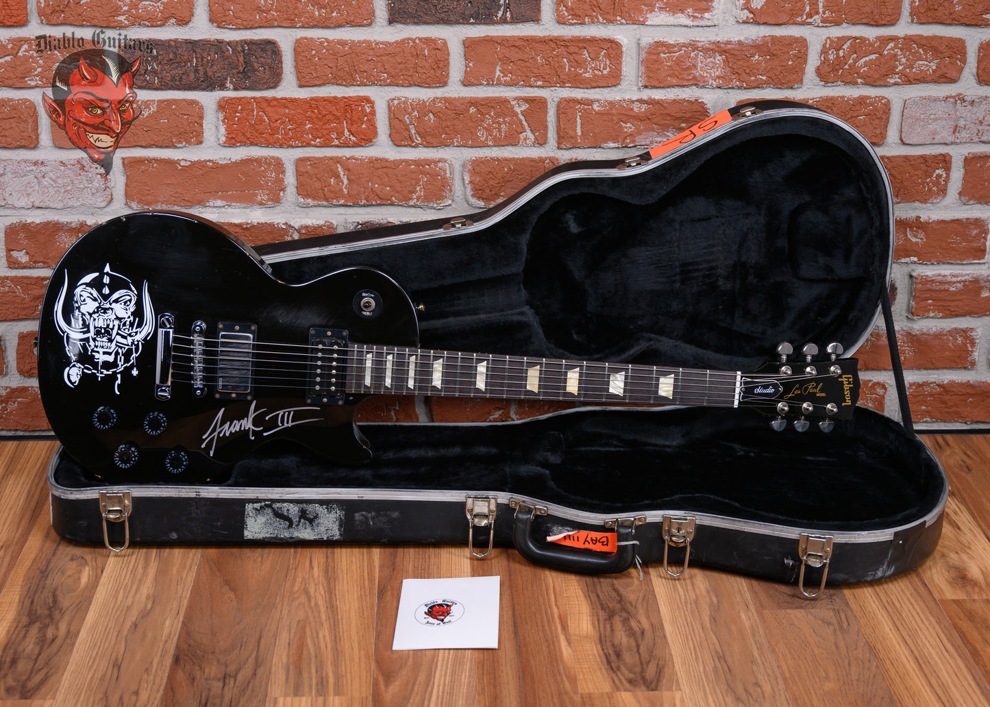 Gibson Les Paul Studio Ebony (Owned/Signed by Frank Novinec of Hatebreed) 2010 w/Hard Shell Case