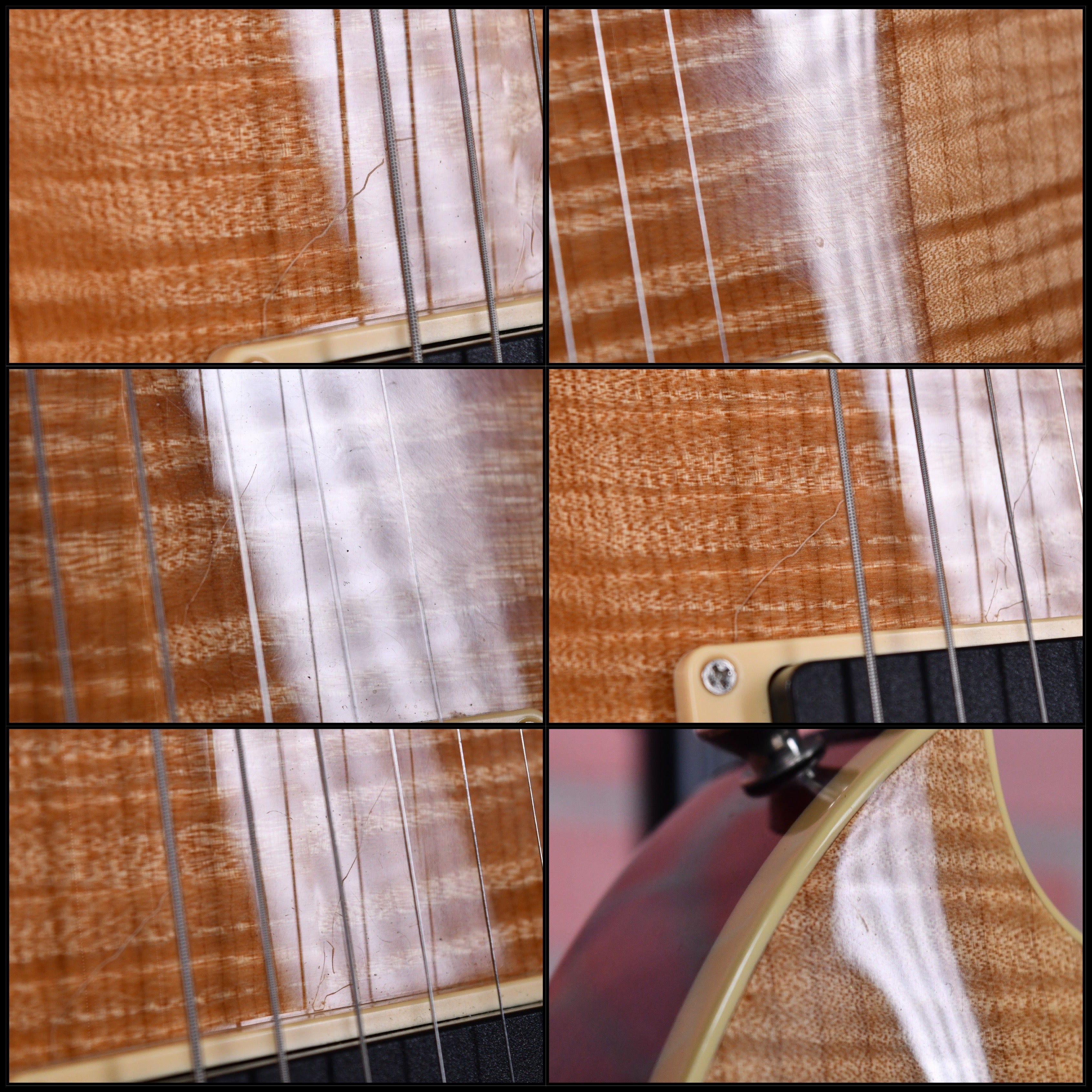 d*6様 B.C.Rich USA Mockingbird Bernie Ric B.C. Rich USA Mockingbird Archtop Flame Maple Top in Natural