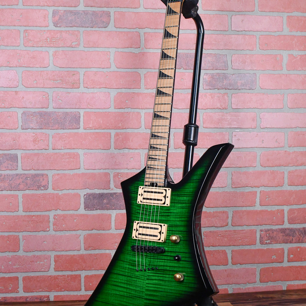 
                      
                        Jackson Usa Custom Shop KE-2H TOM RST Kelly Flame Maple Top Transparent Green Burst 2024 w/OHSC
                      
                    