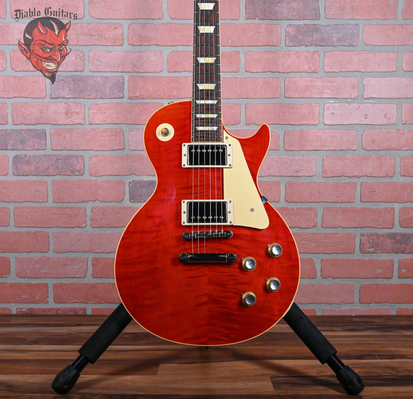 Gibson Custom Shop Beauty of The Burst 1960 Reissue Les Paul Standard Flame Maple Top Cherry Red 2019 w/OHSC