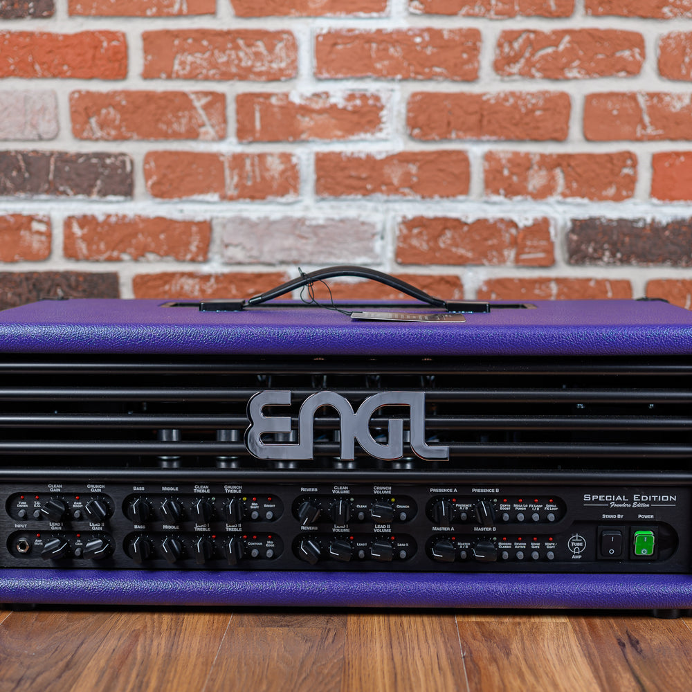 
                      
                        Engl Custom Shop Special Edition Founders Edition E670FE 5-Channel 100-watt all Tube Head with EL34 Tubes Purple Bronco
                      
                    