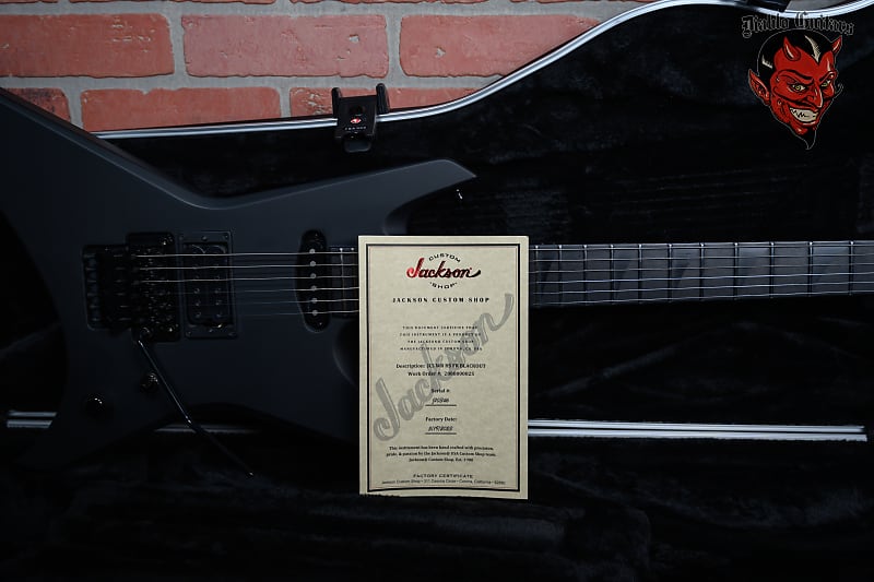 
                      
                        Jackson USA Custom Shop Special Edition Warrior HS Blackout Satin Black 2024 w/OHSC
                      
                    