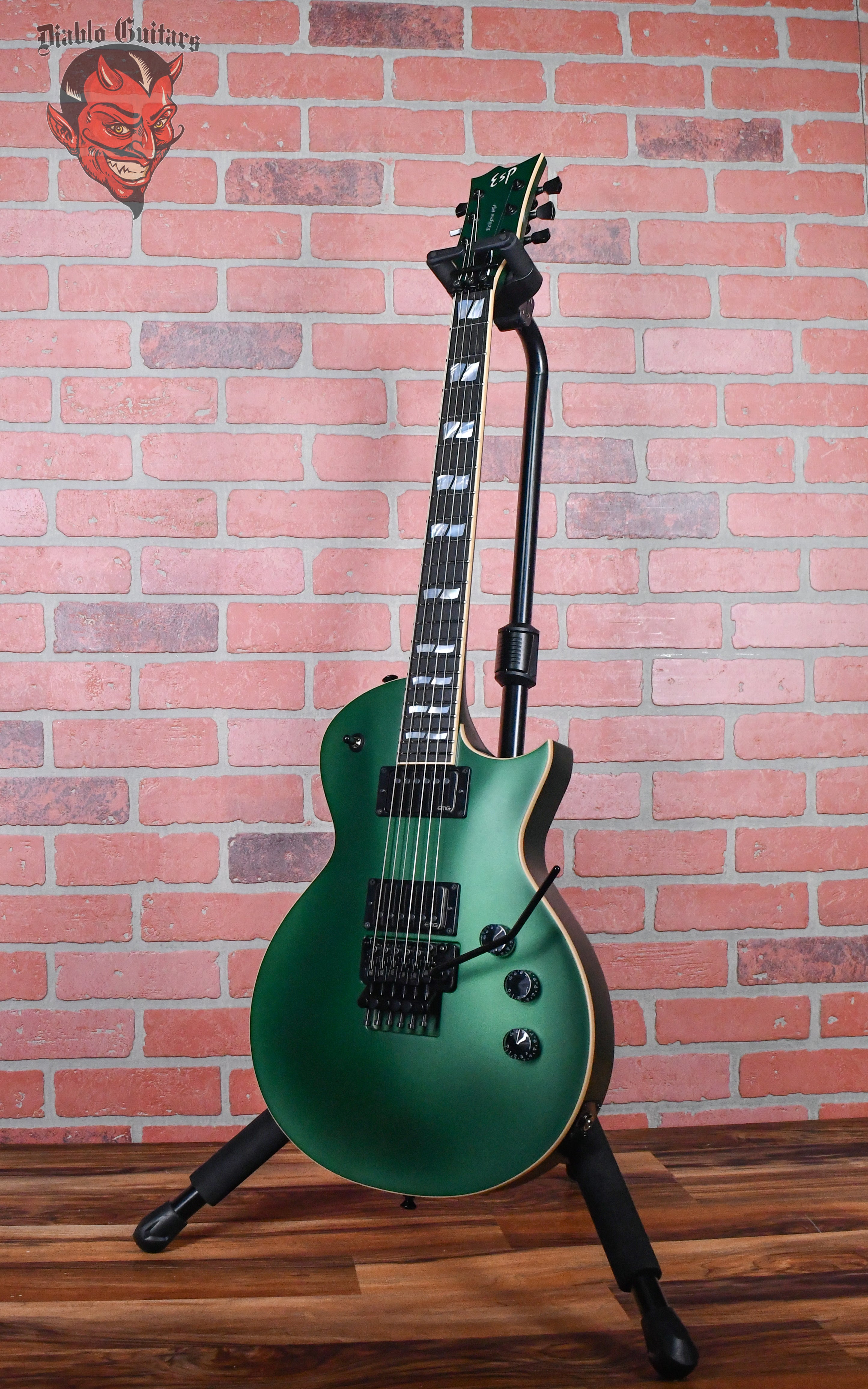 ESP USA Custom Shop Eclipse FR Candy Apple Green Satin 2024 w/OHSC