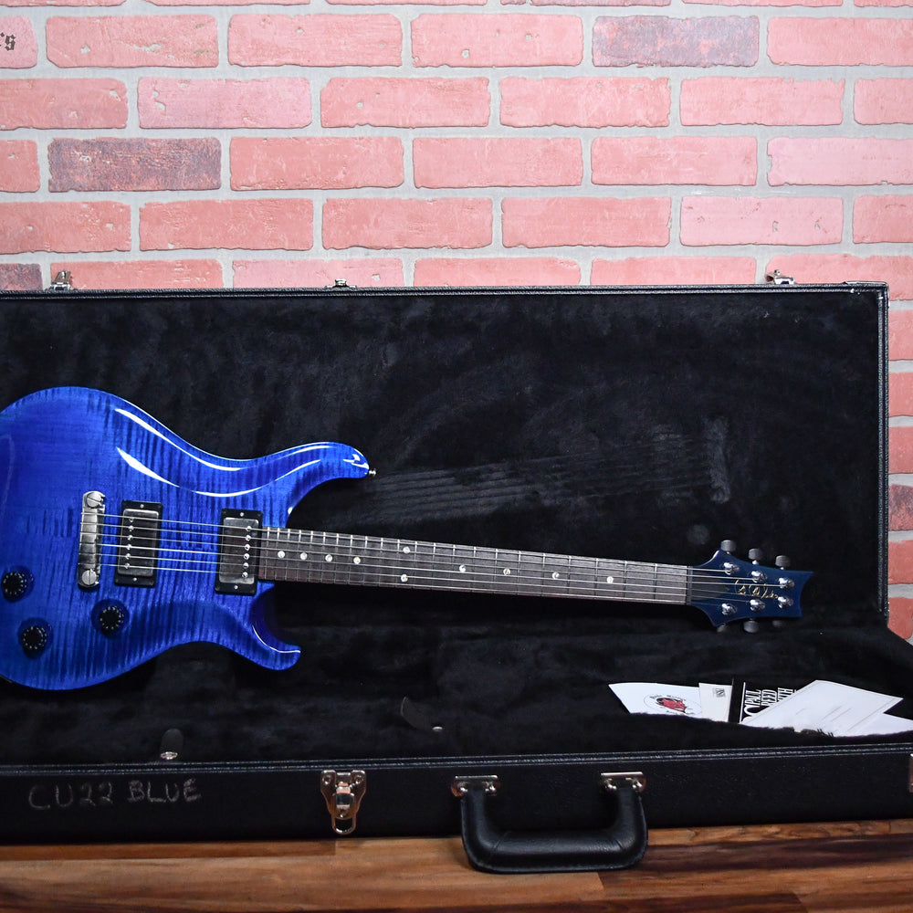 PRS 20th Anniversary Custom 22 Flame Maple Top Royal Blue 2005 w/OHSC