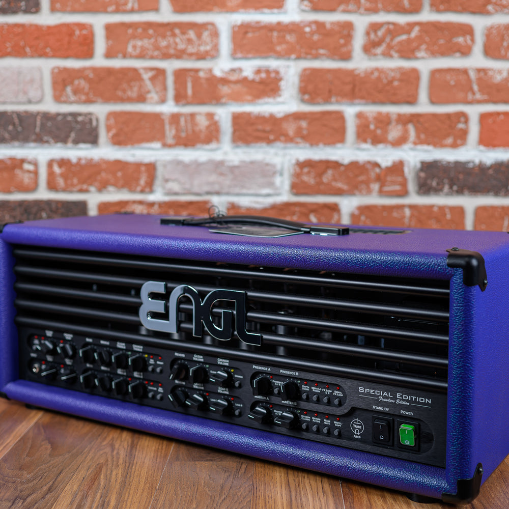
                      
                        Engl Custom Shop Special Edition Founders Edition E670FE 5-Channel 100-watt all Tube Head with EL34 Tubes Purple Bronco
                      
                    