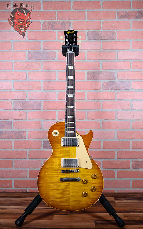 
                      
                        Gibson Custom Shop Les Paul 1959 Reissue Flame Maple Top Murphy Lab Iced Tea Sunburst Relic 2020 w/OHSC (Historic Makeovers Refinish Package)
                      
                    