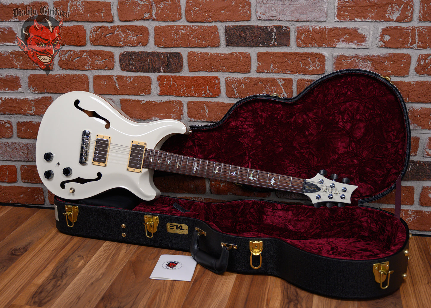PRS McCarty Piezo Hollow Body Antique White 2000 w/OHSC
