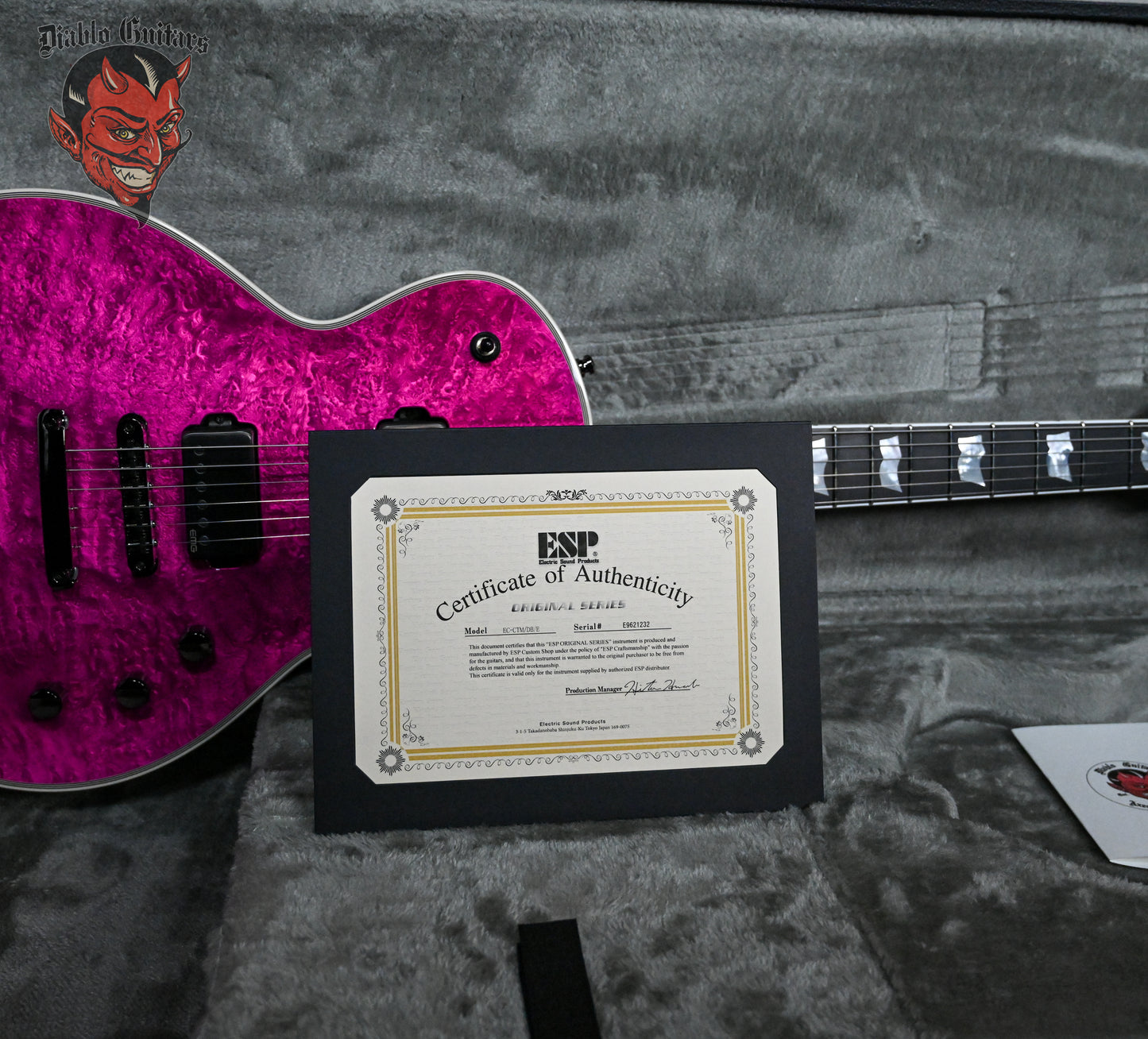 ESP Original Series Eclipse CTM Liquid Metal Pink 2023 w/OHSC