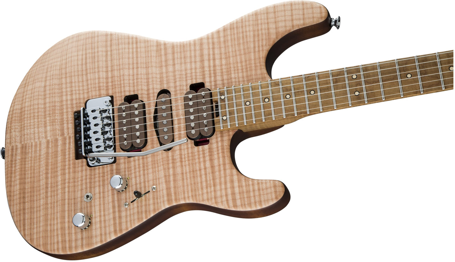 Charvel USA Custom Shop Guthrie Govan Signature HSH Natural Flame Maple Top caramelized Flame Maple Neck 2024 w/OHSC