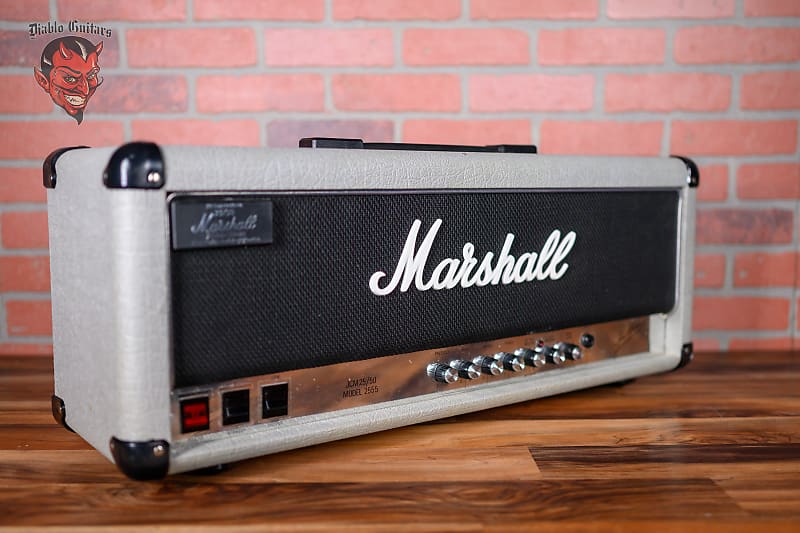 Marshall JCM25/50 Silver Jubilee Model 2555 2-Channel 100-Watt Guitar Amp Head 1987