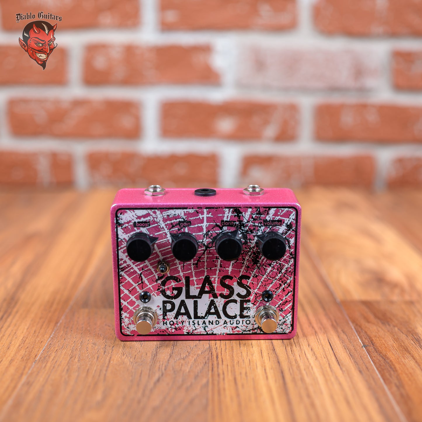 Holy Island Audio Glass Palace - Pink Sparkle