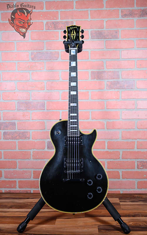 Gibson Custom Shop Kirk Hammett 1989 Les Paul Custom Murphy Lab Aged Ebony 2024 w/OHSC