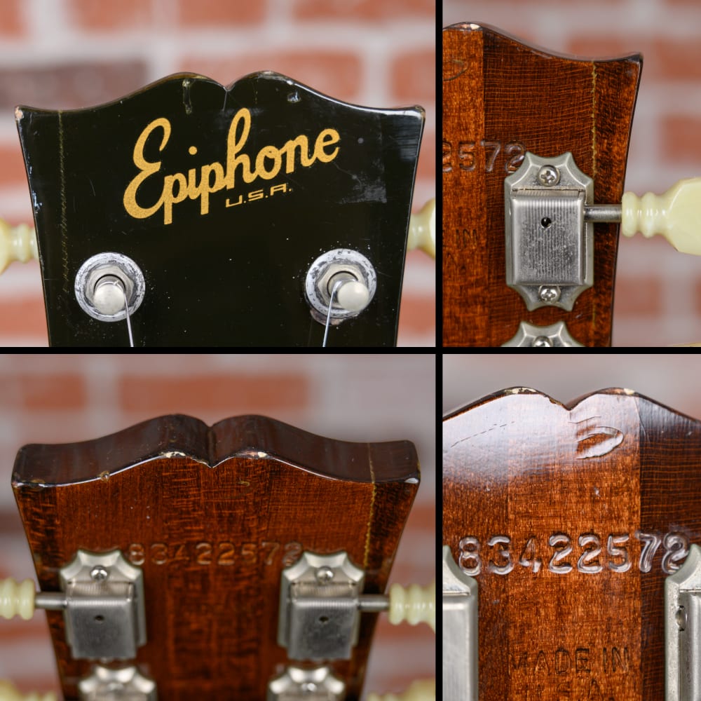 
                      
                        Epiphone USA Spirit Figured Maple Top Sunburst 1982 w/OHSC
                      
                    