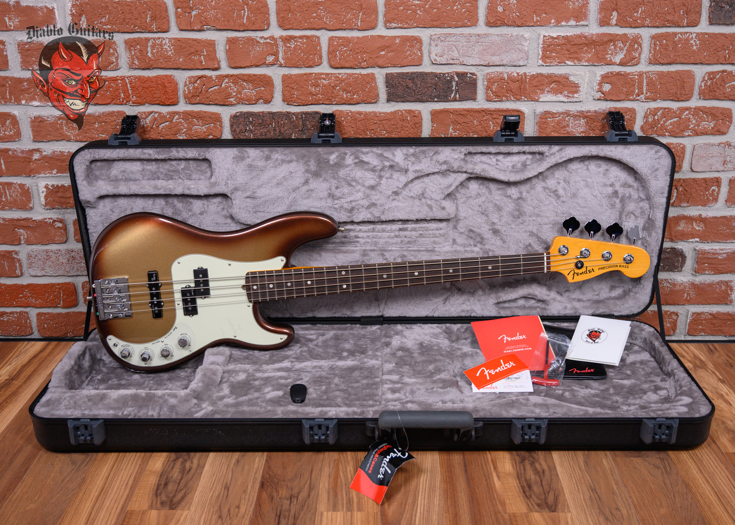 Fender American Ultra Precision Bass Mocha Burst 2022 w/OHSC