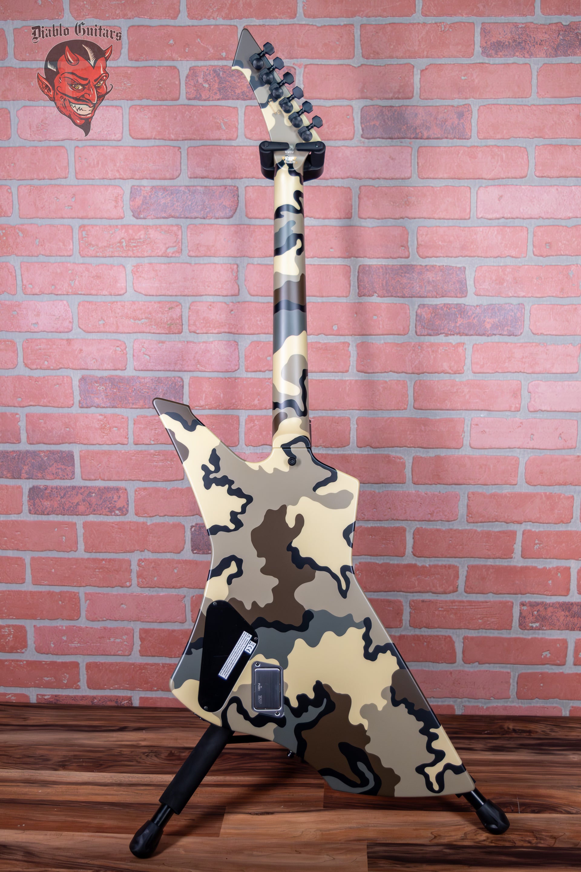 ESP Original Series Custom Shop James Hetfield of Metallica Signature Snakebyte Kuiu Camo Satin 2023