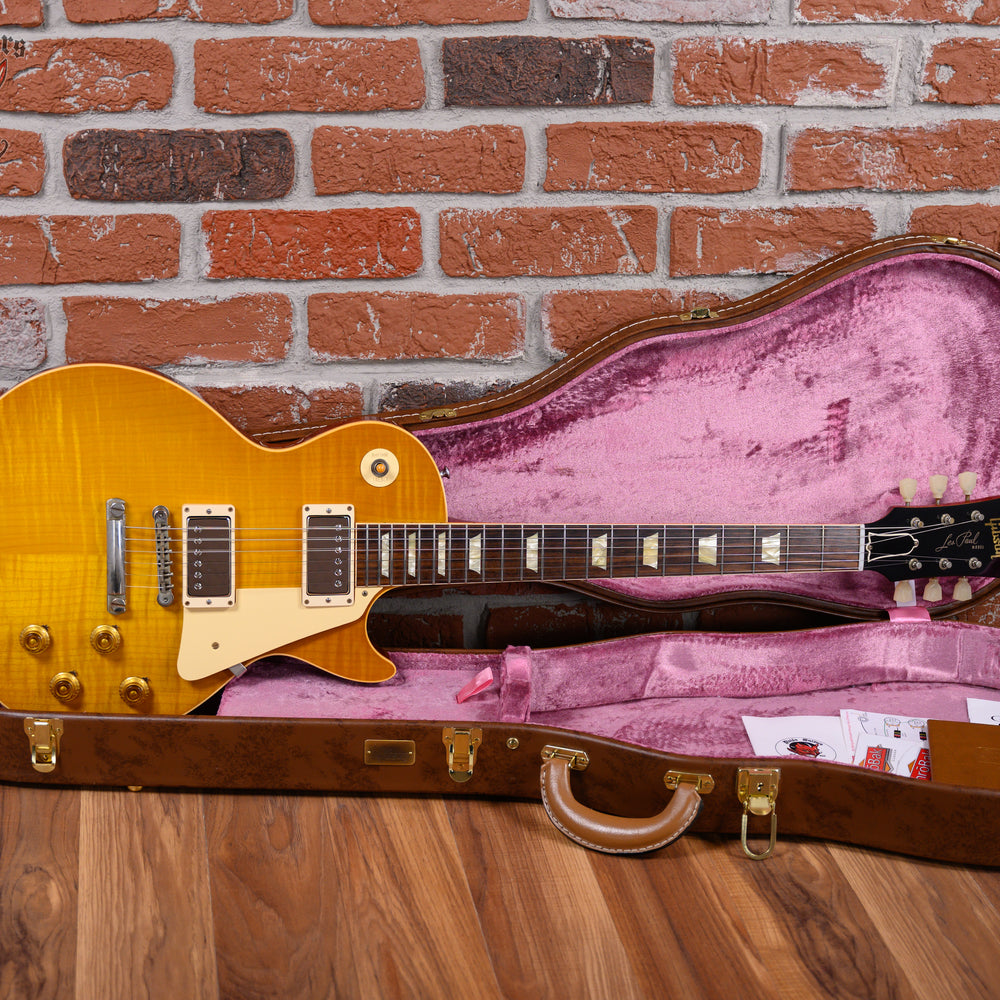 
                      
                        Gibson Custom Shop 1958 Reissue Les Paul Standard VOS Honey Burst 2019 w/OHSC
                      
                    